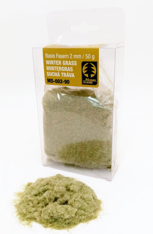 Model Scene Grass Flock 2mm Winter Grass 50g