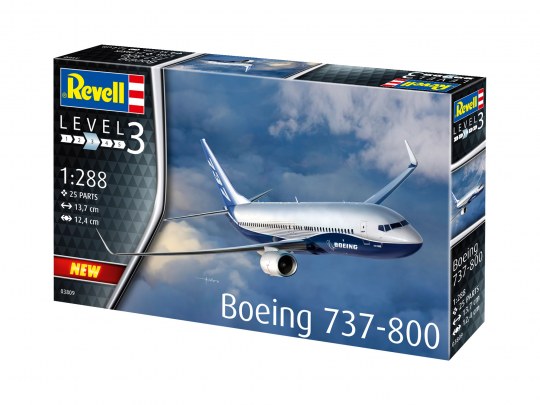 Revell 1/288th scale Boeing 737-800