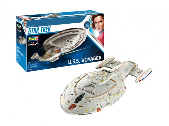 Revell 1/670th scale Star Trek USS Voyager NCC-74656