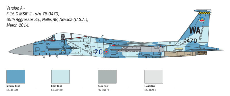 Italeri 1/72nd scale F-15C Eagle