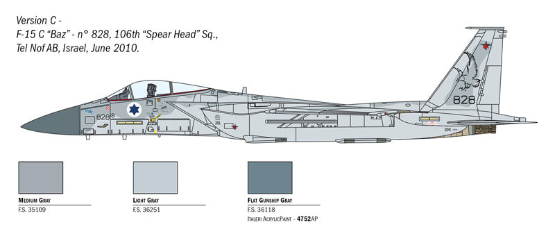 Italeri 1/72nd scale F-15C Eagle