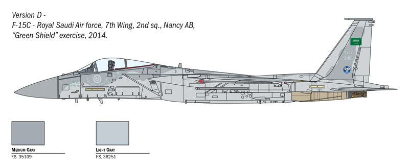 Italeri 1/72nd scale F-15C Eagle