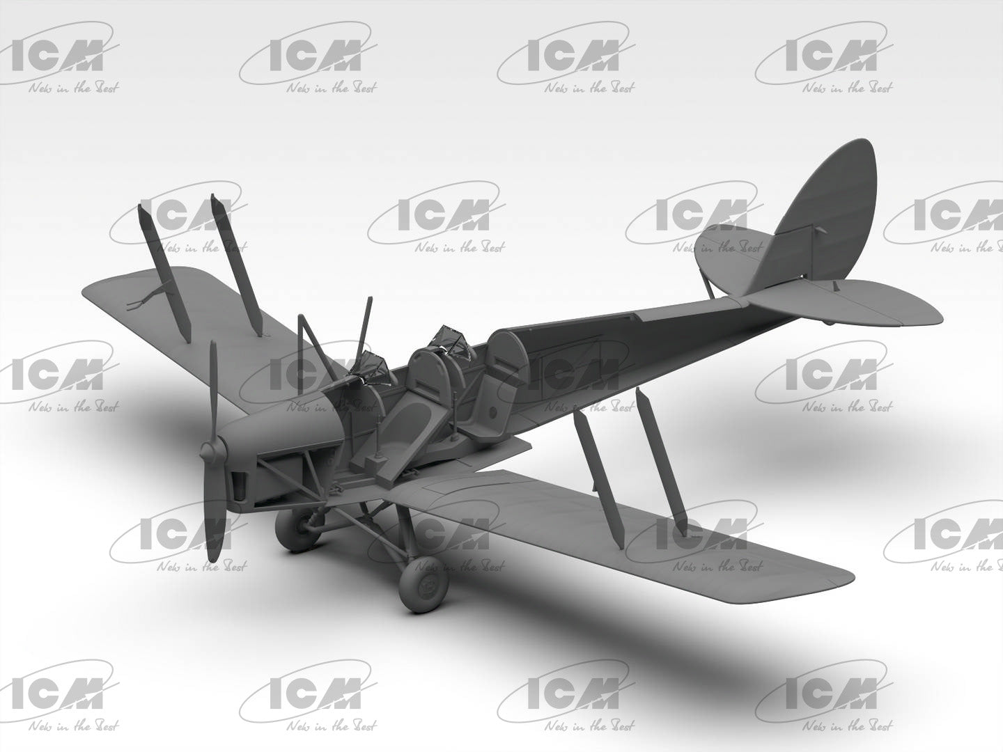 ICM 1/32nd scale de Havilland D.H.82a Tiger Moth with WWII RAF Cadets