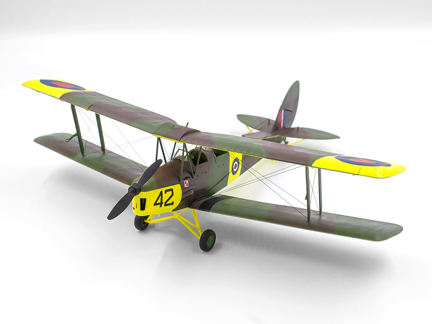 ICM 1/32nd scale de Havilland D.H.82a Tiger Moth with WWII RAF Cadets