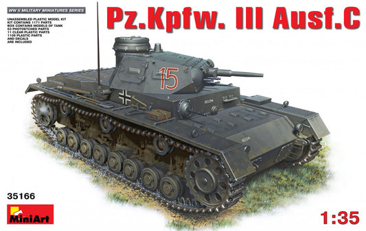 Miniart 1/35th scale Pz.kpfw.III Ausf.C