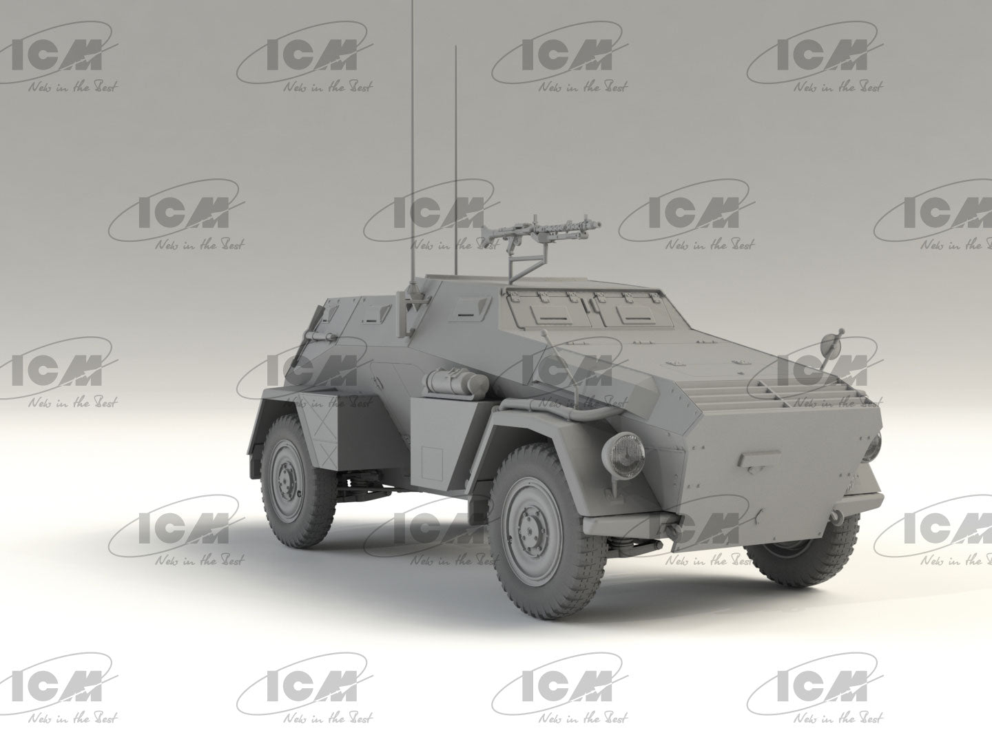 ICM 1/35th scale Sd.Kfz.247 Ausf B with MG34 Machine Gun