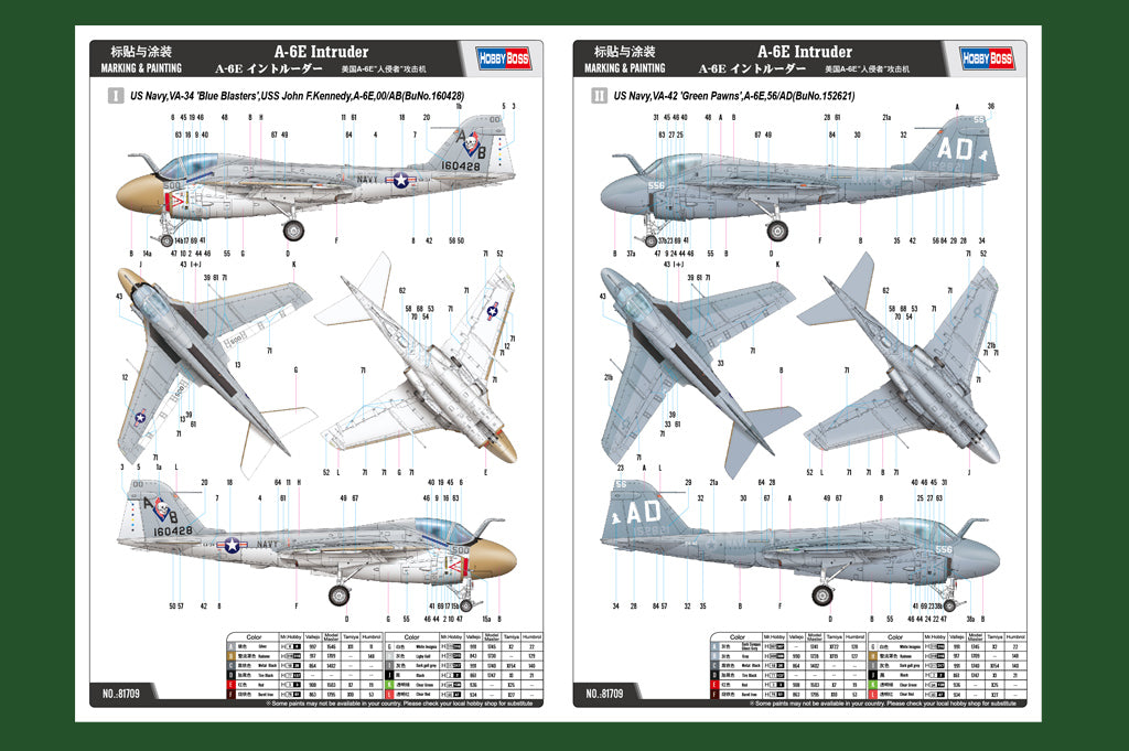 HobbyBoss 1/48th scale A-6E Intruder