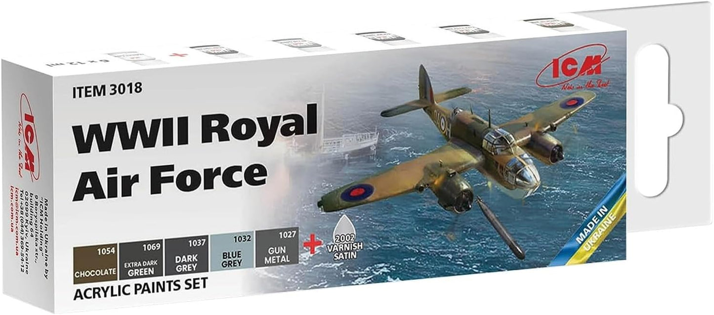 ICM Paint Set - WWII Royal Air Force (RAF)