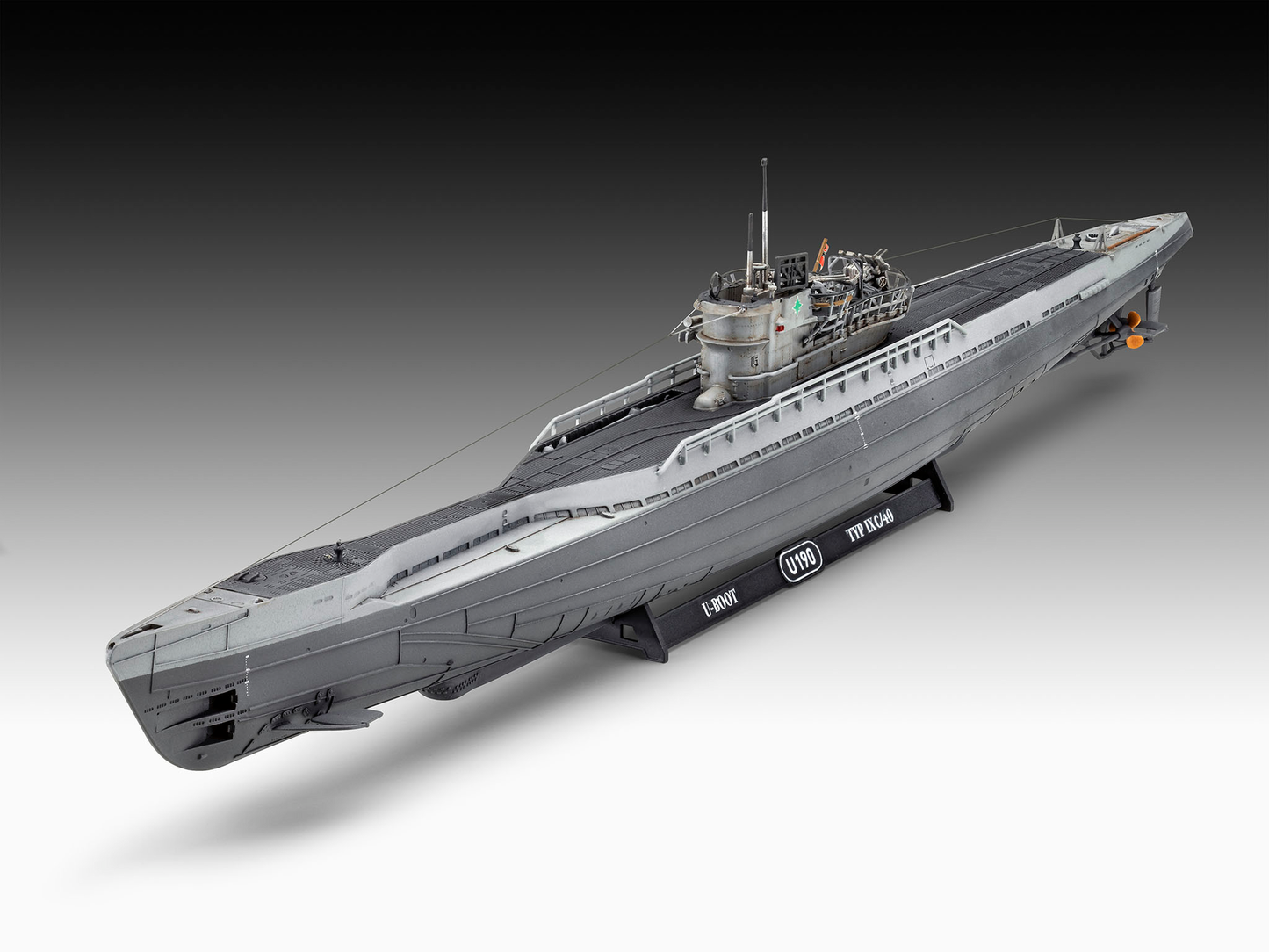 Revell 1/144th scale German U-boat Type IX C/40 (U-190)