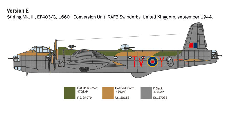 Italeri 1/72nd scale Stirling Mk. III