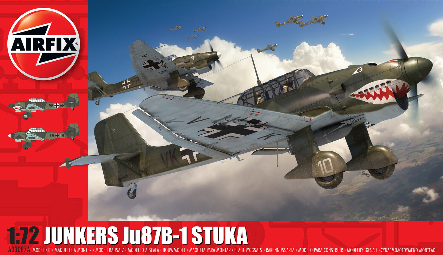 Airfix 1/72nd Scale Junkers Ju87B-1 Stuka