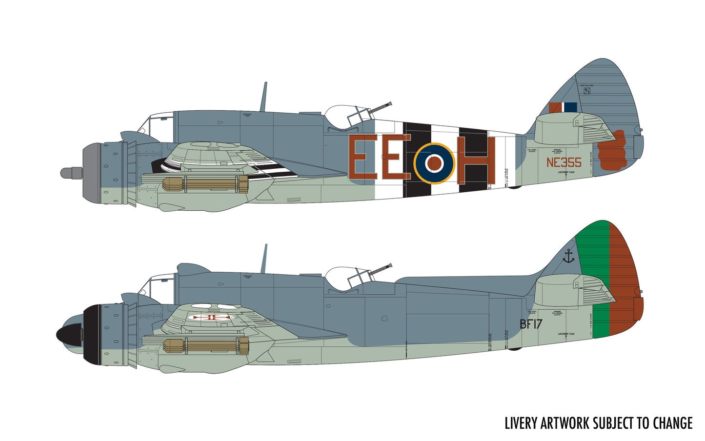 Airfix 1/72nd scale Bristol Beaufighter TF.X