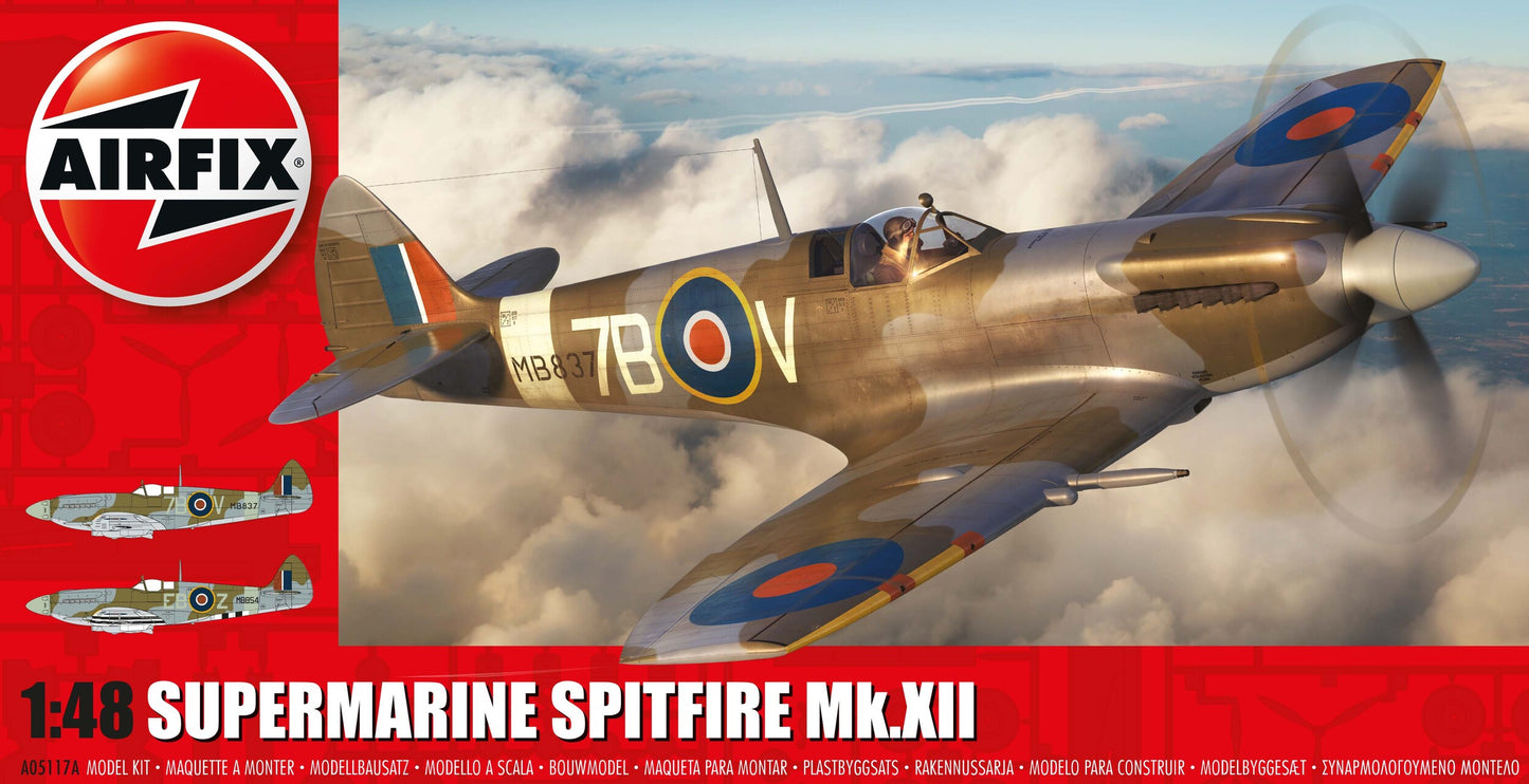 Airfix 1/48th scale Supermarine Spitfire Mk.XII