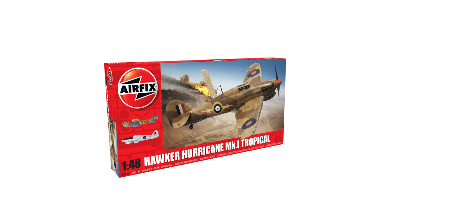 Airfix 1/48th scale Hawker Hurricane Mk.I Tropical
