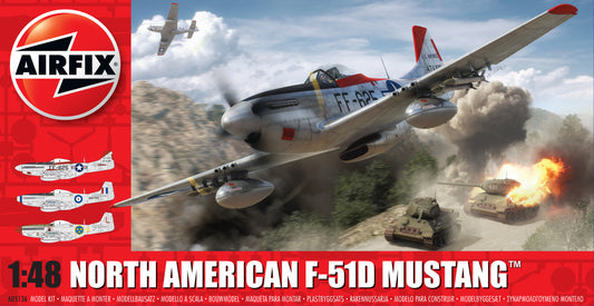 Airfix 1/48th scale North American F-51D Mustang