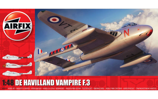 Airfix 1/48th scale de Havilland Vampire F.3