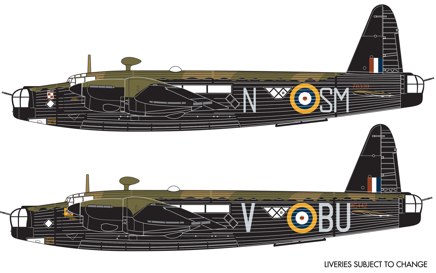 Airfix 1/72nd scale Vickers Wellington Mk.II