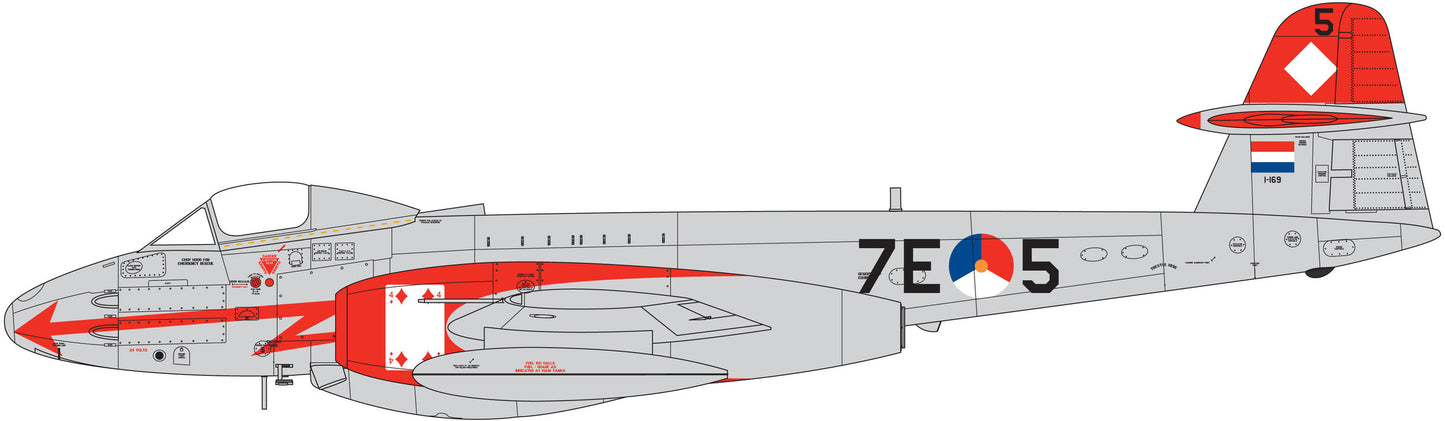 Airfix 1/48th scale Gloster Meteor F.8 Korea
