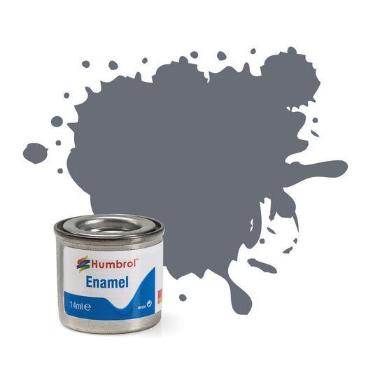 Humbrol Enamel No 5 Dark Ad Grey   Gloss