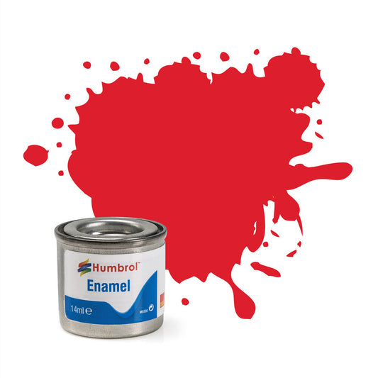 Humbrol Enamel No 19 Bright Red   Gloss