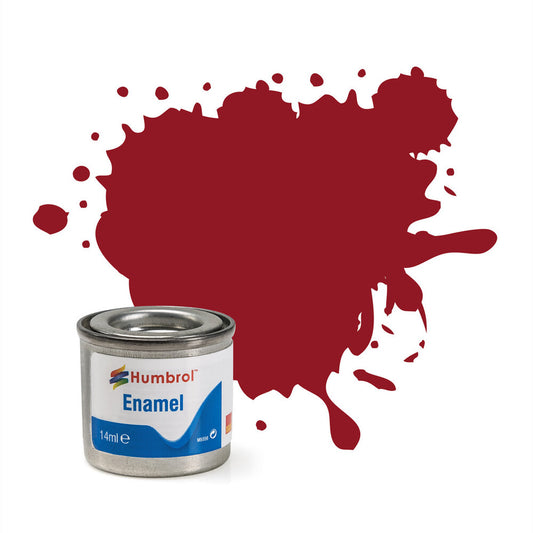 Humbrol Enamel No 20 Crimson   Gloss