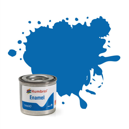 Humbrol Enamel No 52 Baltic Blue   Metallic