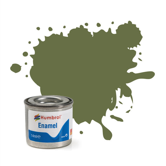 Humbrol Enamel No 80 Grass Green   Matt