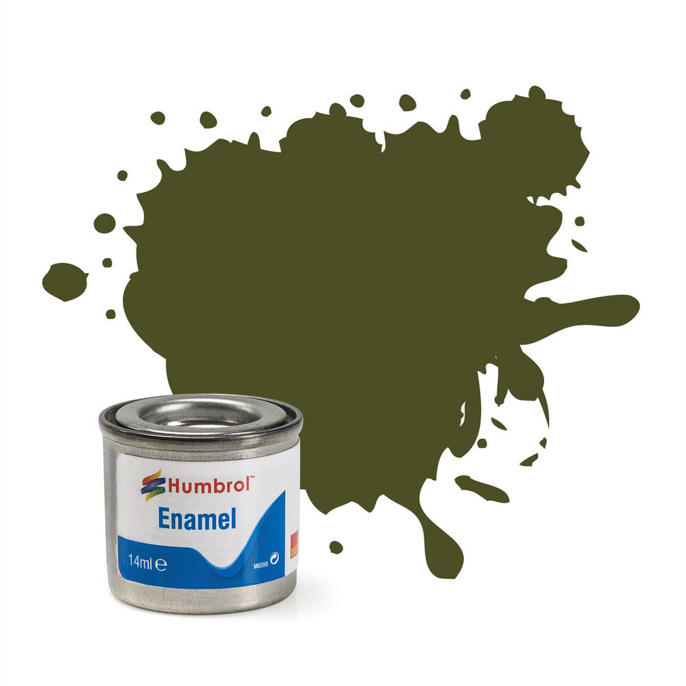 Humbrol Enamel No 155 Olive Drab   Matt