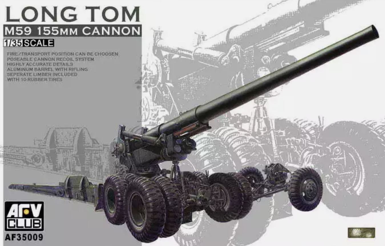 AFV Club 1/35 scale Long Tom M59 155 mm