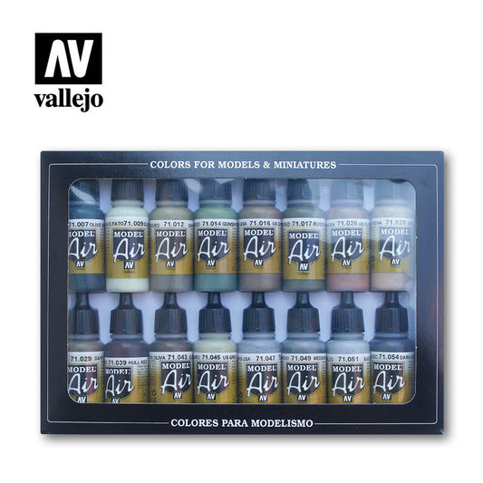 Vallejo Model Air Set - WWII Allies (x16)