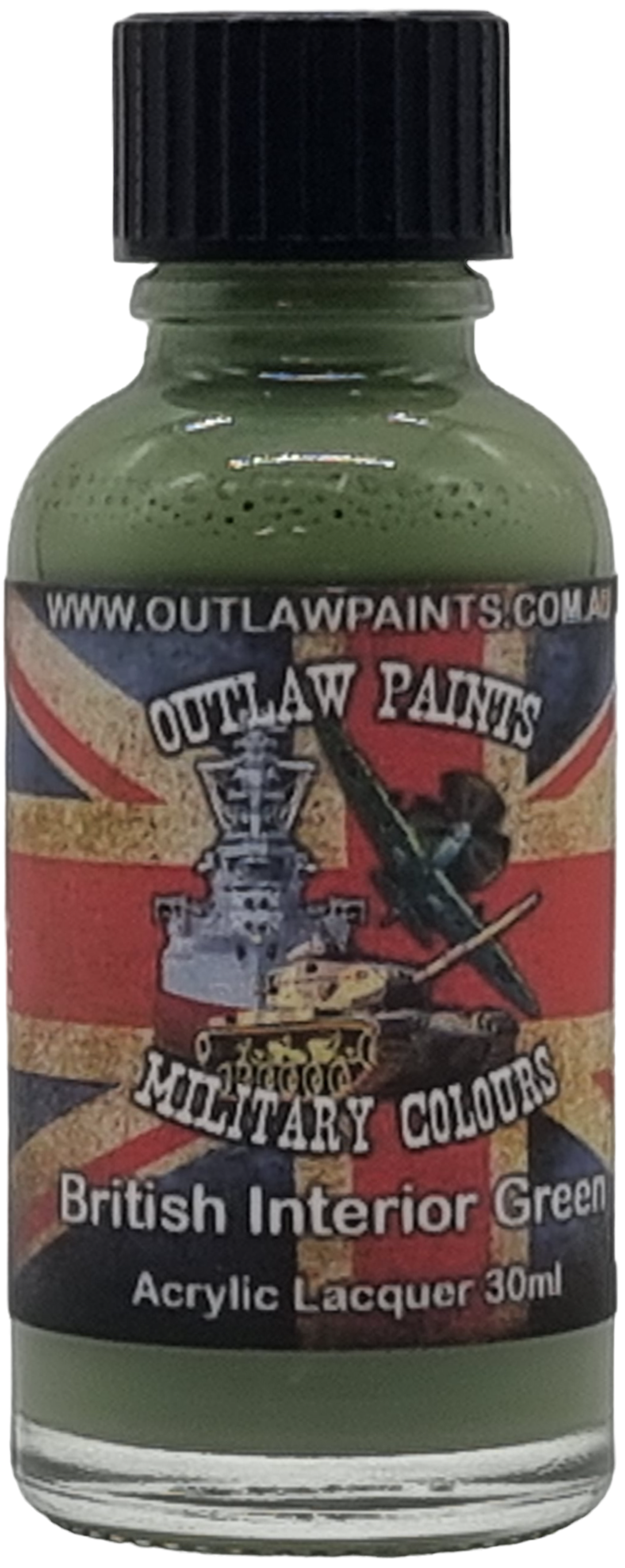 Outlaw Lacquer OP62 - British Interior Green