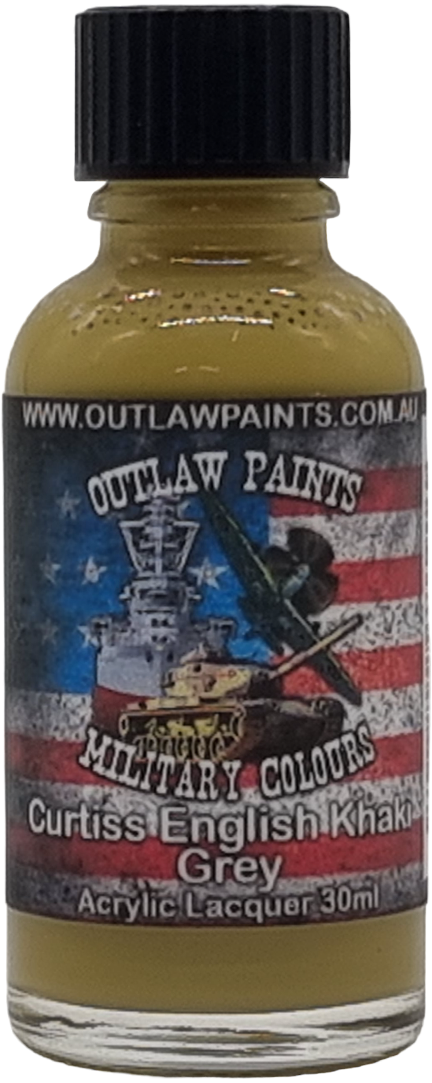 Outlaw Lacquer OP40 - US Curtiss English Khaki Grey