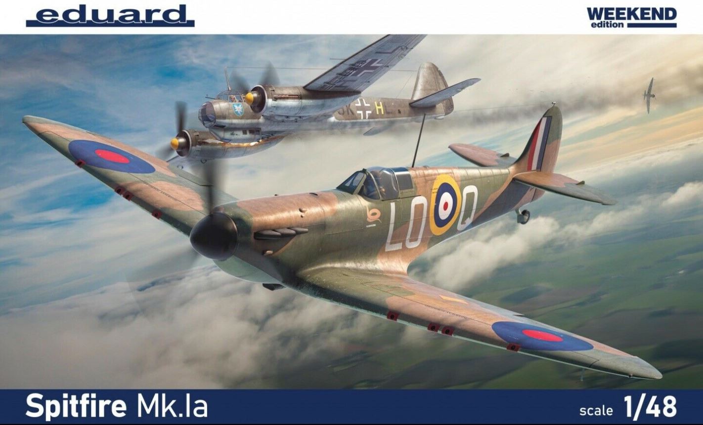 Eduard 1/48th scale Supermarine Spitfire Mk.Ia Weekend Edition