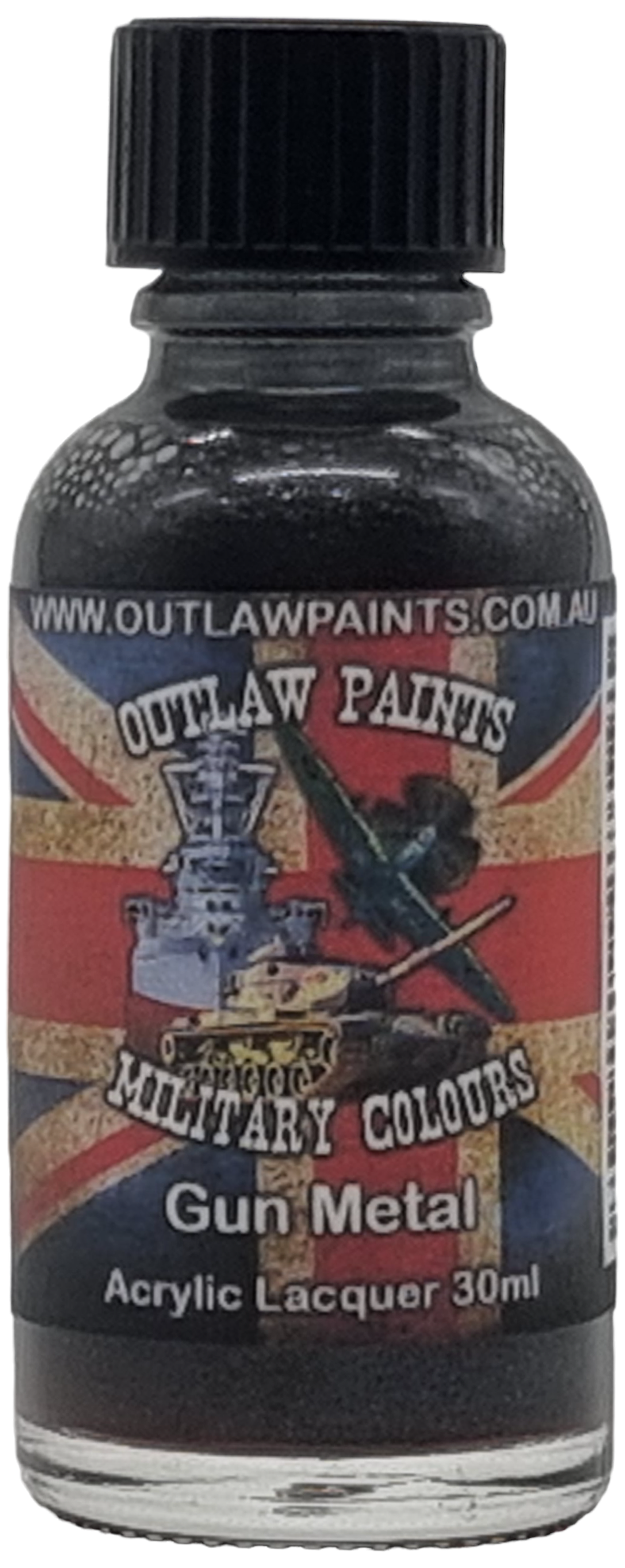 Outlaw Lacquer OP117 - British Gun Metal