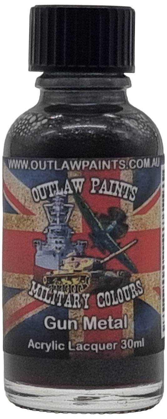 Outlaw Lacquer OP117 - British Gun Metal