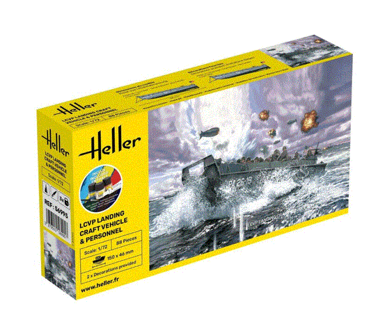 Heller 1/72nd scale Gift Set – LCVP Landing Craft Vehicle & Personnel