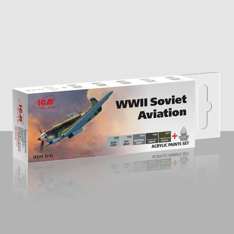 ICM Paint Set - WWII Soviet Aviation (early Period)