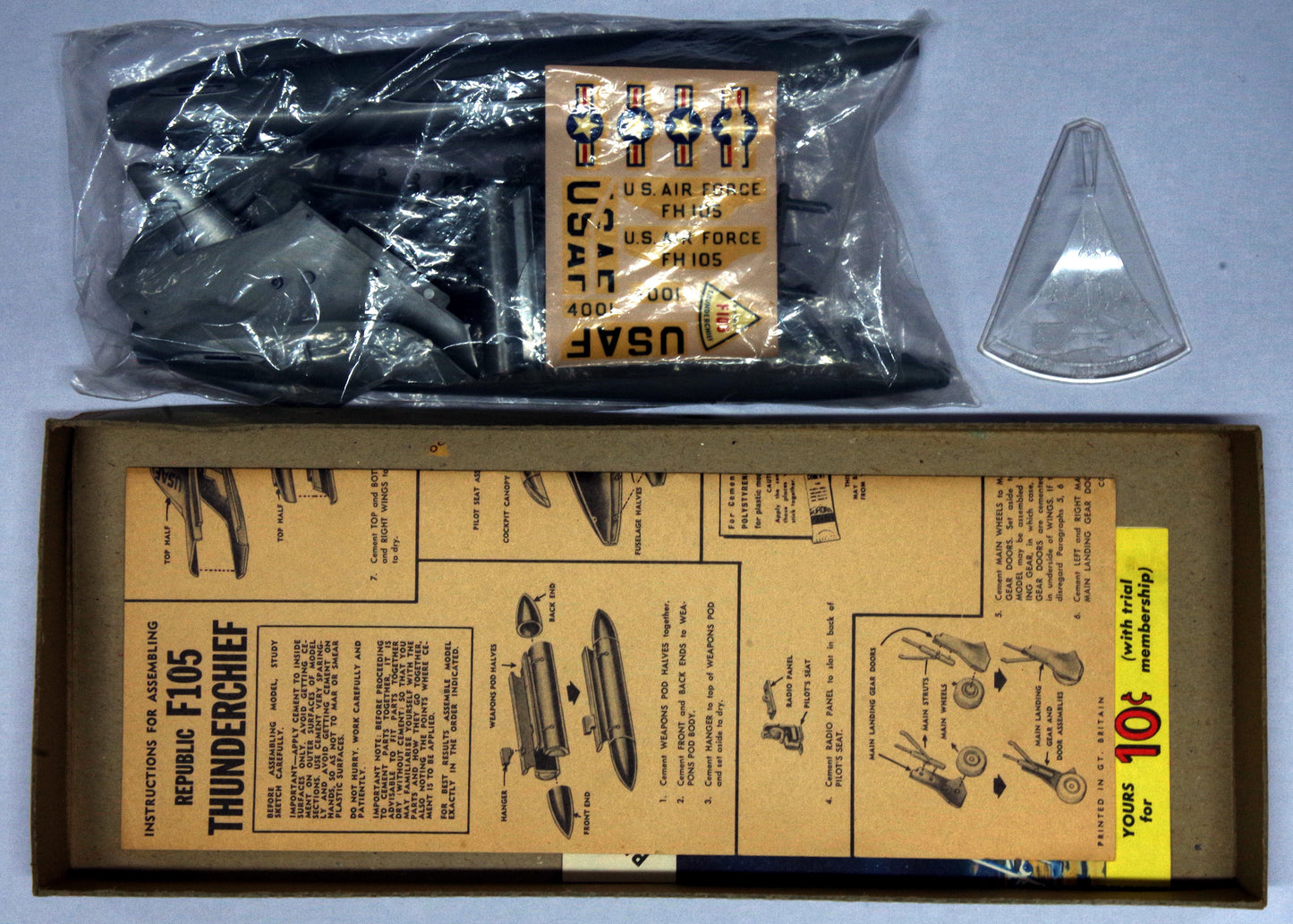 Collectors: Aurora 1/72nd scale Republic F-105 Thunderchief