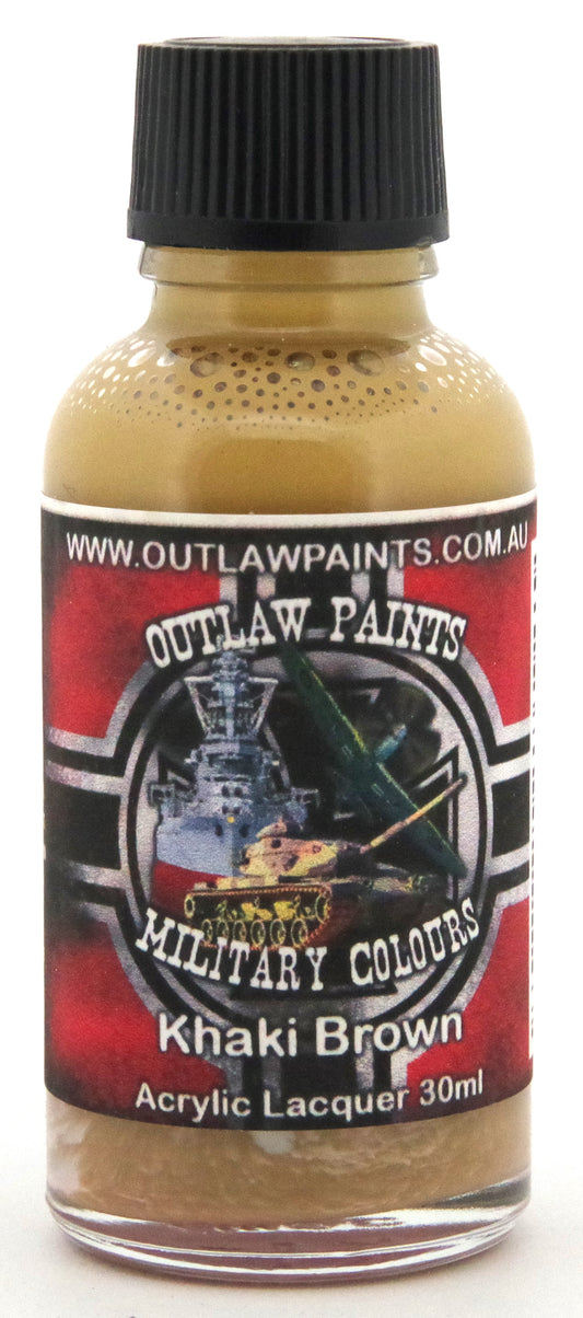 Outlaw Lacquer OP74 - German Khaki Brown