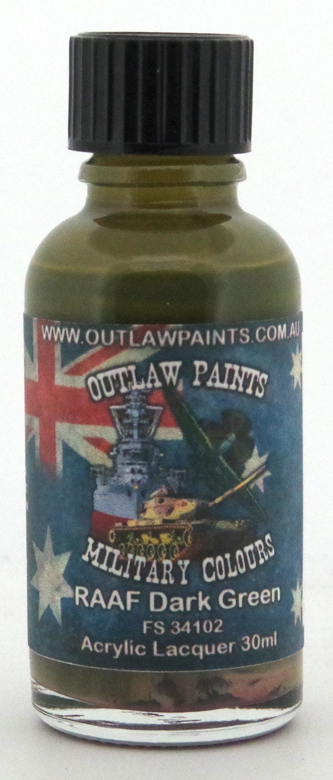 Outlaw Lacquer OP110 - RAAF Dark Green