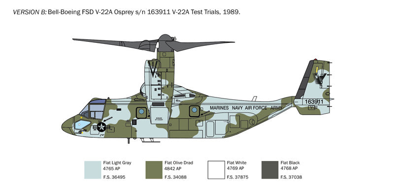 Italeri 1/72nd scale V-22A Osprey
