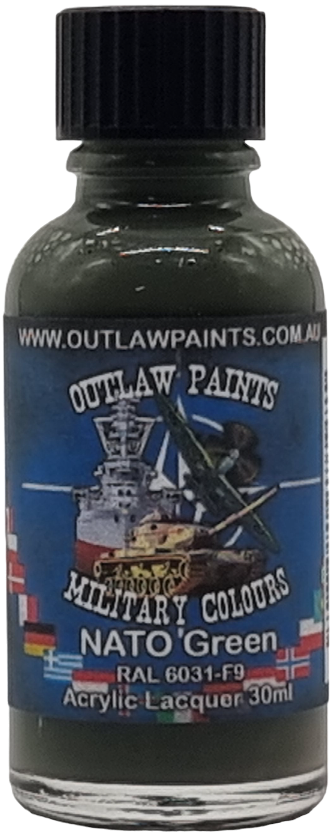 Outlaw Lacquer OP91 - NATO Green