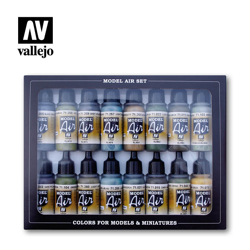 Vallejo Model Air Set - RLM complete (x15)