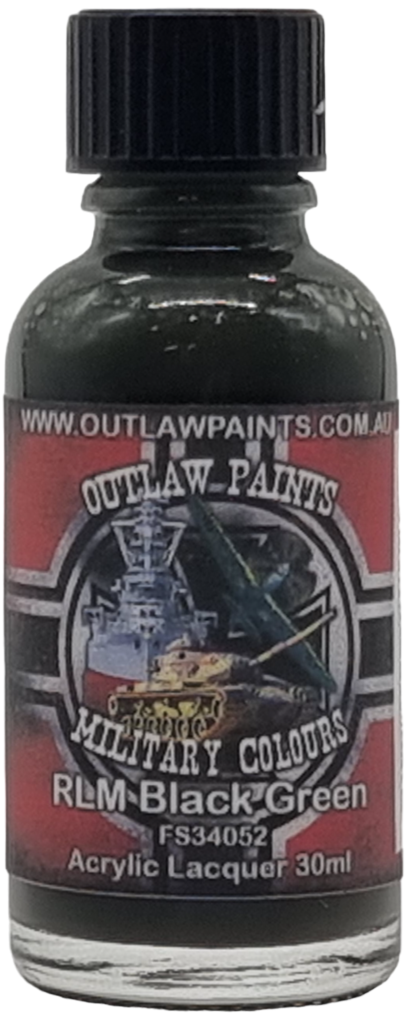 Outlaw Lacquer OP107 - German RLM Black Green