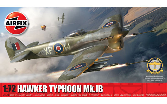 Airfix 2024 Release 1/72nd scale Hawker Typhoon Mk.IB