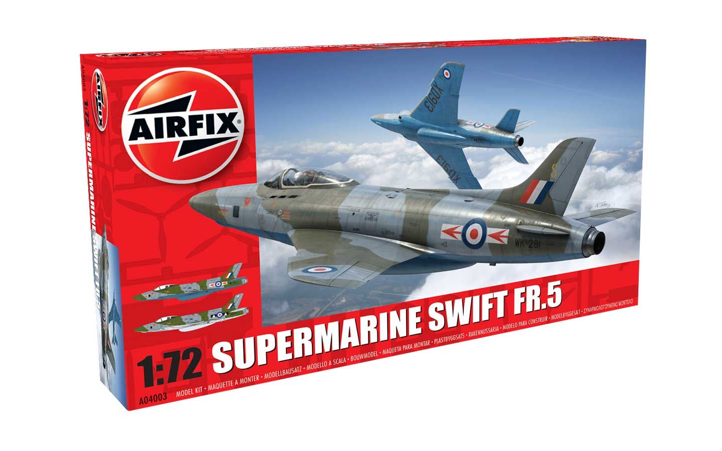 Airfix 2024 Release 1/72nd scale Supermarine Swift FR.5