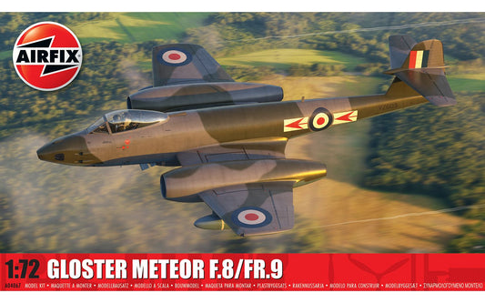 Airfix 2024 Release 1/72nd scale Gloster Meteor F.8/FR.9