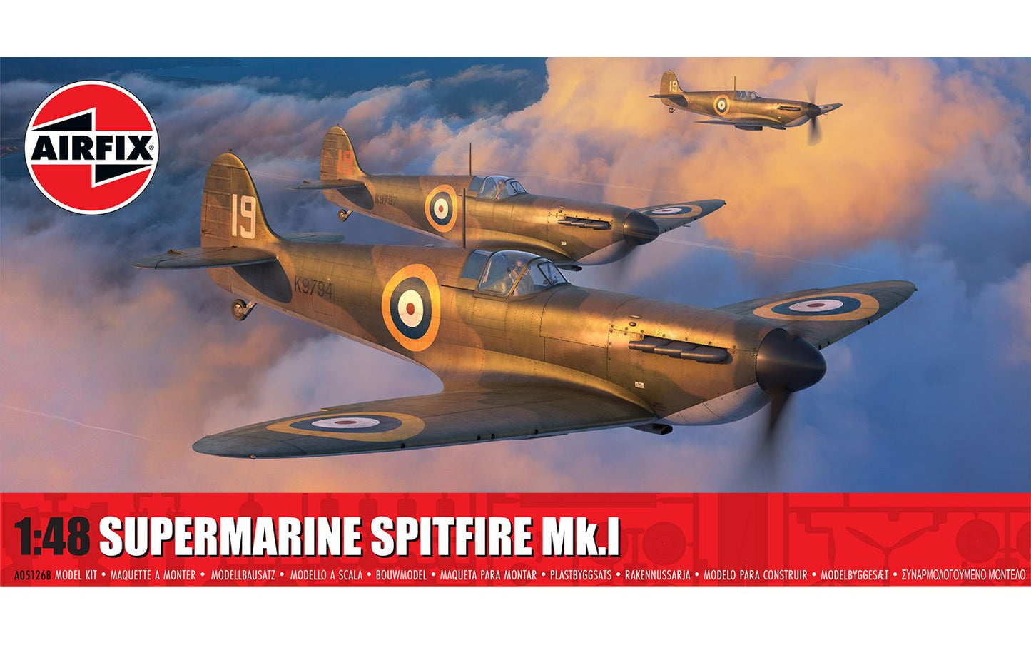 Airfix 1/48th scale Supermarine Spitfire Mk.I PREORDER - Including UK P&P