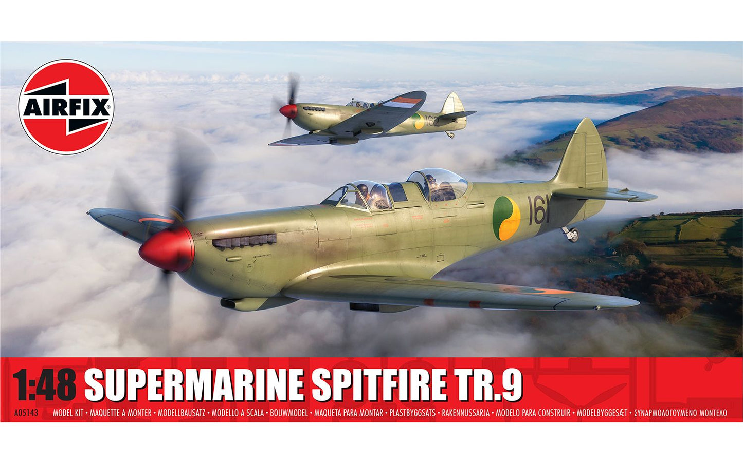 Airfix 1/48th scale Supermarine Spitfire Tr.9 PREORDER - Including UK P&P