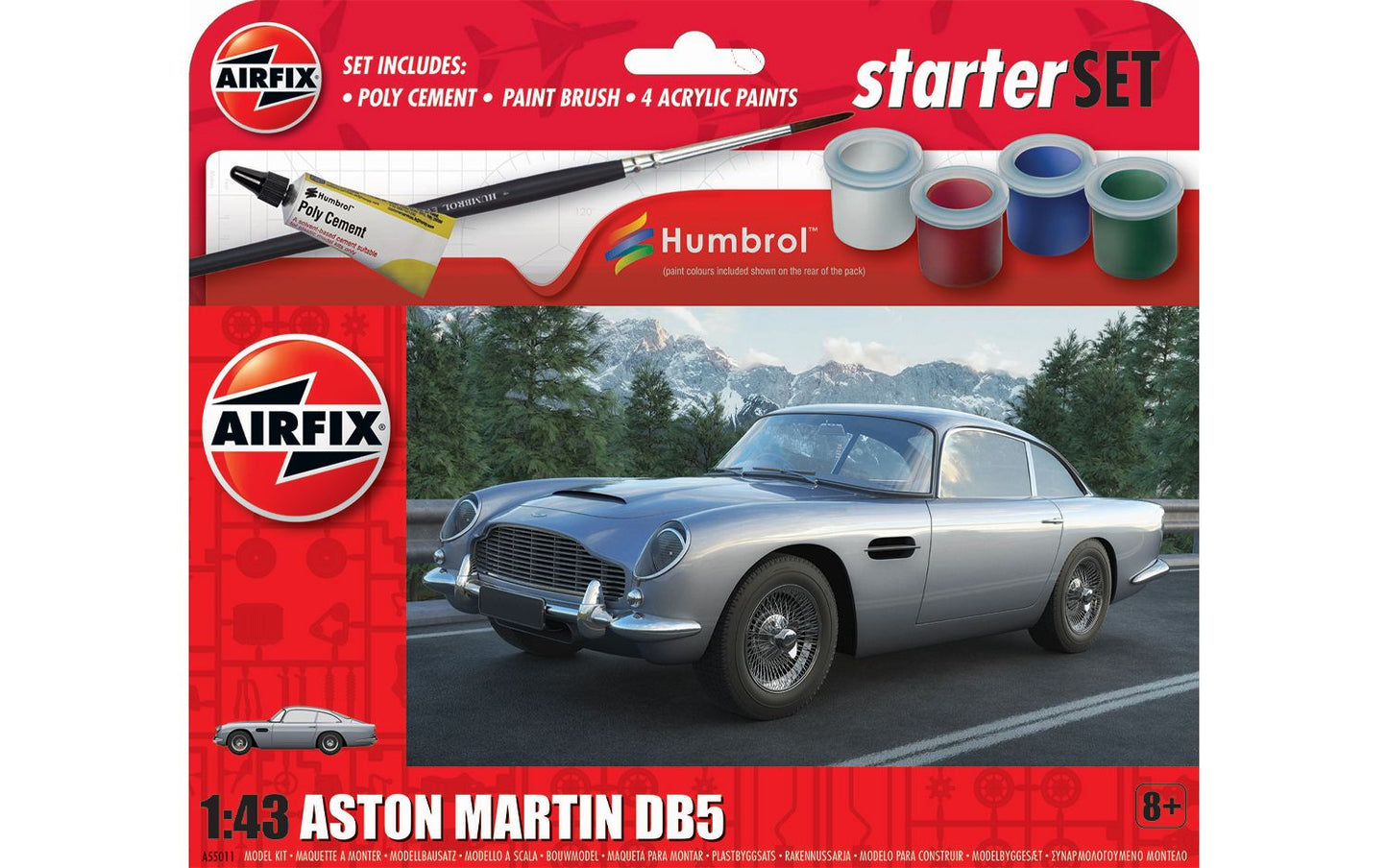 Airfix 1/43rd scale Starter Set - Aston Martin DB5